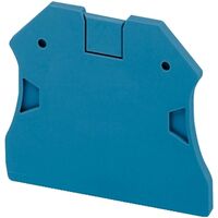 Linergy, Cover plate, Linergy TR, 2.2mm width, 2 points, for screw terminals NSY TRV22,TRV42,TRV, blue, set of 50