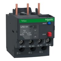 TeSys LR.D, Thermal overload relay, TeSys Deca, 690VAC, 0.4 to 0.63A, 1NO+1NC, class 10A, screw clamp
