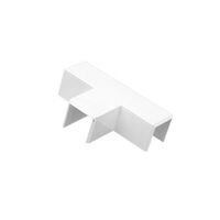 Clipsal - Cable Management, Flat Elbow Tee, 16 x 16mm Flat Tee - White Electric