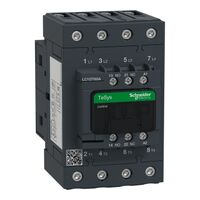 TeSys D, Contactor, TeSys Deca, 4P(4 NO), AC-1, 0 to 440V, 60A, 400VAC 50/60Hz coil