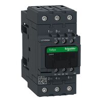 TeSys D, Contactor, TeSys Deca, 3P(3 NO), AC-3/AC-3e, 0 to 440V, 50A, 220VAC 50/60Hz coil