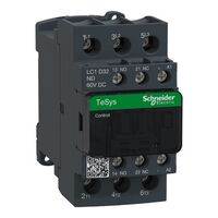 TeSys D, Contactor, TeSys Deca, 3P(3 NO), AC-3/AC-3e, 0 to 440V, 32A, 60VDC standard coil