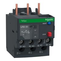 TeSys LR.D, Thermal overload relay, TeSys Deca, 690VAC, 30 to 38A, 1NO+1NC, class 10A, screw clamp