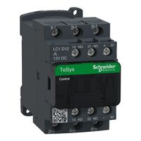 TeSys D, Contactor, 3P(3 NO), AC-3/AC-3e, 0 to 440V, 12A, 12VDC low consumption coil