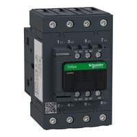 TeSys D, Contactor, TeSys Deca, 4P(4 NO), AC-1, 0 to 440V, 80A, 220V AC 50/60Hz coil