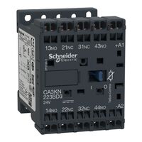 TeSys K, Control Relay, 4P(2NO+2NC), 690V, 24V DC coil,spring terminal