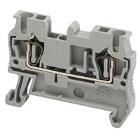 Linergy, Terminal block, Linergy TR, spring type, feed through, 2 points, 2.5mm², grey