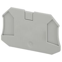 Linergy, Cover plate, Linergy TR, 4 points, 2.2mm width, for screw terminal NSYTRV44, grey, Set of 50