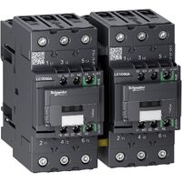 TeSys D, Reversing Contactor, TeSys Deca, 3P(3 NO), AC-3, 0 to 440V, 50A, 24 to 60VAC/DC coil