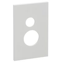 Saturn Zen, Single Power Point Cover, Horizontal Mount, Clip-On - Zen Black