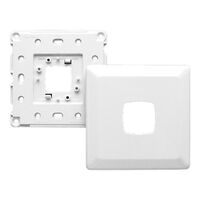 Prestige Series, Switch Grid Plate and Cover, 1 Gang, Large Format Size - White Electric