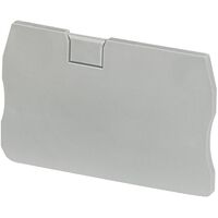 Linergy, Cover plate, Linergy TR, 2.2mm width, 2 points, for spring terminals NSYTRR22, NSYTRP22, grey, Set of 50