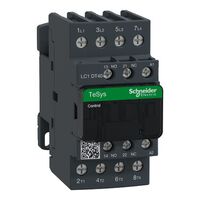 TeSys D, Contactor, TeSys Deca, 4P(4 NO), AC-1, <= 440V, 40A, 240V AC 50/60Hz coil, screw terminal