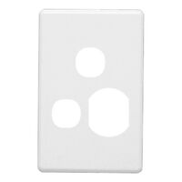 Classic C2000 Series, Socket Outlet Grid and Cover - Brushed Aluminium