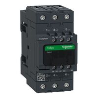TeSys D, Contactor, TeSys Deca, 3P(3 NO), AC-3/AC-3e, 0 to 440V, 40A, 220VAC 50/60Hz coil