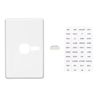 Classic C2000 Series, Switch Plate Cover, 1 Gang, Vertical mount - White Electric