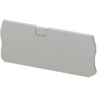 Linergy, Cover plate, Linergy TR, 2.2mm width, 4 points, for spring terminals nsytrr24, NSYTRR23, grey, Set of 50