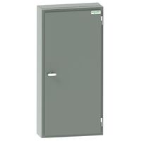 Acti9, MD Isobar standard distribution board, 72 poles, 250A main switch, 18mm, IP56, grey
