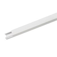Clipsal - Cable Management, Standard Duct, PVC, 4 Metre Lengths, 16 x 10mm Rectangular - White Electric