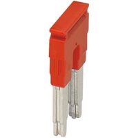 Linergy, Plug-in bridge, Linergy TR, 2 points, for 16mm² terminal blocks, 2 way, red, set of 10