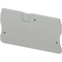 Linergy, Cover plate, Linergy TR, 2 points, 2.2mm width, for spring terminals NSYTRR62, grey, Set of 50