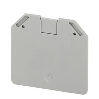 Linergy, Cover plate, Linergy TR, 2 points, 2.2mm width, for screw terminal NSYTRV162, grey, Set of 50