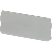 Linergy, Cover plate, Linergy TR, 3 points, 2.2mm width, for spring terminals NSYTRR43, grey, Set of 50