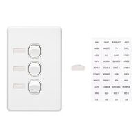 Classic C2000 Series, Flush Switch, 3 Gang, 250VAC, 10A, Vertical - White Electric