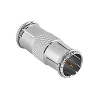Hills Antenna BC71622 F-Type Male to Male Push-On Adaptor - 5 Pack - BC71622