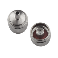 Hills Antenna N Connector Male Crimp for LL195 & RG-58 Mini Cable - Nickel Plated Body - BC85266