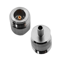 Hills Antenna N Connector Female Crimp for LL195 & RG-58 Mini Cable - Nickel Plated Body - BC85267