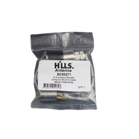 Hills Antenna N Connector Female Crimp for RG-213 Cable - Nickel Plated Body - BC85271