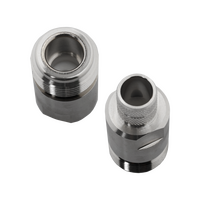 Hills Antenna N Connector Female Crimp for RG-213 Cable - Nickel Plated Body - BC85271