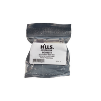 Hills Antenna N Connector Male HEX Clamp for LL400 Cable - Nickel Plated Body - BC85273