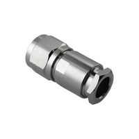 Hills Antenna N Connector Male HEX Clamp for LL400 Cable - Nickel Plated Body - BC85273