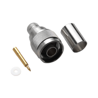 Hills Antenna N Connector Male Crimp for LL400 Cable - Nickel Plated Body - BC85275