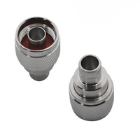 Hills Antenna N Connector Male Crimp for LL400 Cable - Nickel Plated Body - BC85275