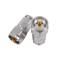 Hills Antenna UHF/PL-259 Connector Male HEX Clamp for RG-213 Cable - Nickel Plated Body - BC85281