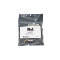 Hills Antenna BNC Connector Female Crimp for RG-58 Mini Cable - Nickel Plated Body - BC85283