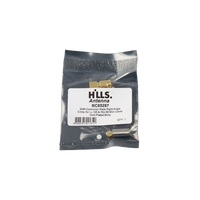 Hills Antenna SMA Connector Male Right Angle Crimp for LL195 & RG-58 Mini Cable - Gold Plated Body - BC85287