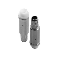 Hills Antenna FME Connector Female Crimp for LL195 & RG-58 Mini Cable - Nickel Plated Body - BC85290