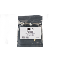Hills Antenna FME Connector Female Crimp for LL240 - Nickel Plated Body - BC85291