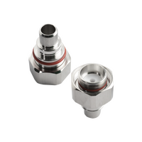 Hills Antenna 4.3-10 Connector Male Captive Centre Pin. Crimp for LL400 Cable - White Bronze Tri Metal Albaloy Body - BC85293