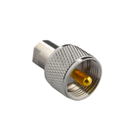 Hills Antenna UHF/PL-259 Male to FME Male Adaptor - Nickel Plated Body - BC85308