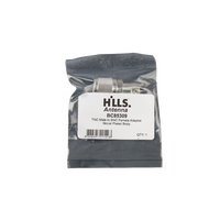 Hills Antenna TNC Male to BNC Female Adaptor - Nickel Plated Body - BC85309