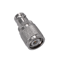 Hills Antenna TNC Male to BNC Female Adaptor - Nickel Plated Body - BC85309