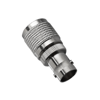 Hills Antenna TNC Male to BNC Female Adaptor - Nickel Plated Body - BC85309