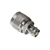 Hills Antenna N Male to BNC Female Adaptor - Nickel Plated Body - BC85310
