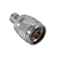 Hills Antenna N Male to BNC Female Adaptor - Nickel Plated Body - BC85310
