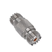 Hills Antenna UHF/SO-239 Female to UHF/SO-239 Female Adaptor - Nickel Plated Body - BC85313